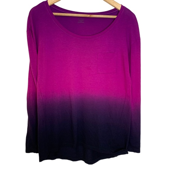 a.n.a Tops - Women’s Ombré Long Sleeve Top